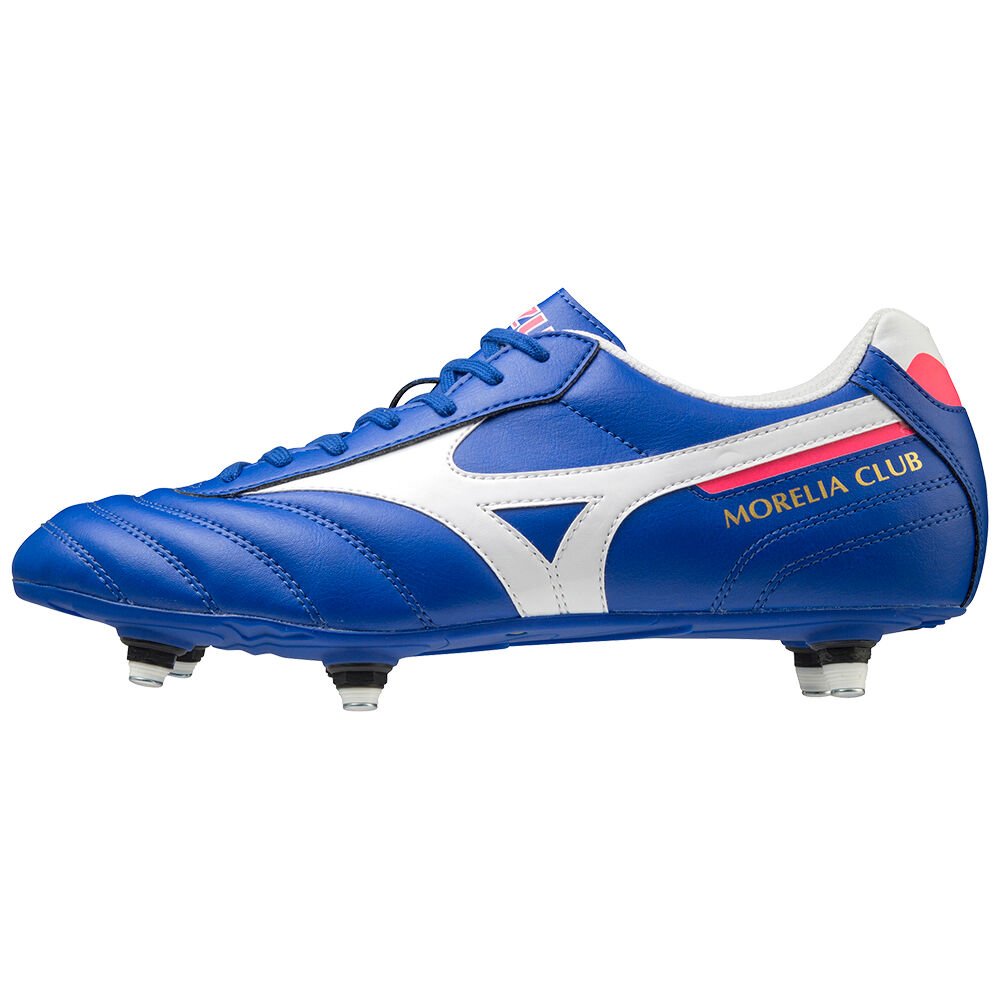 Chuteiras Mizuno Morelia II Club SI - Mulher - Azuis/Branco - JDMGP8650